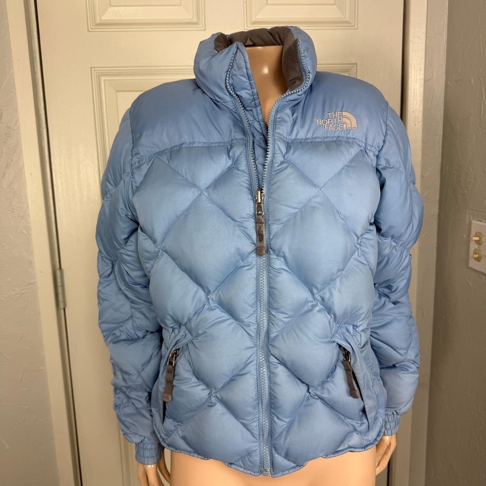 Vintage The North Face Women's Down Puffer Jacket 600 Full zip Small Q3-30